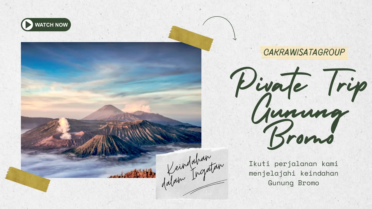 Paket Private Trip Gunung Bromo