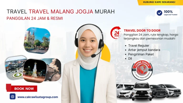 Travel Malang Jogja Murah Terpercaya - CAKRA WISATA GROUP